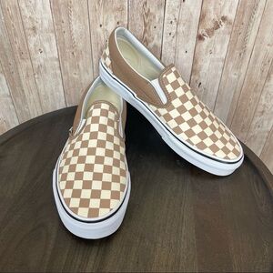Vans Classic Slip-On Checkerboard Shoe Size 9 Men